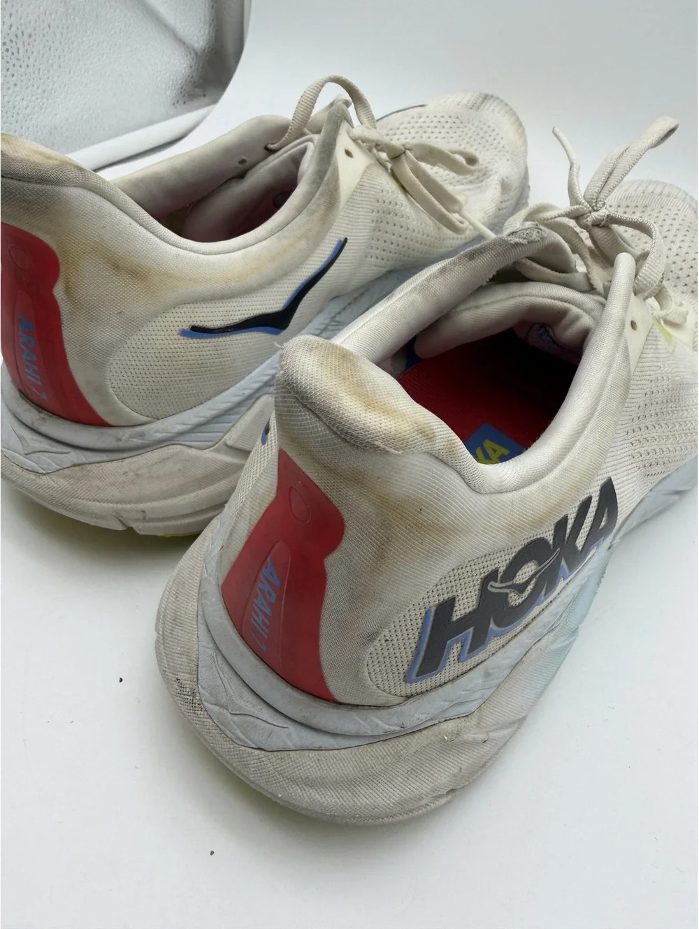 Hoka Arahi 7 Running Shoes White Size 12